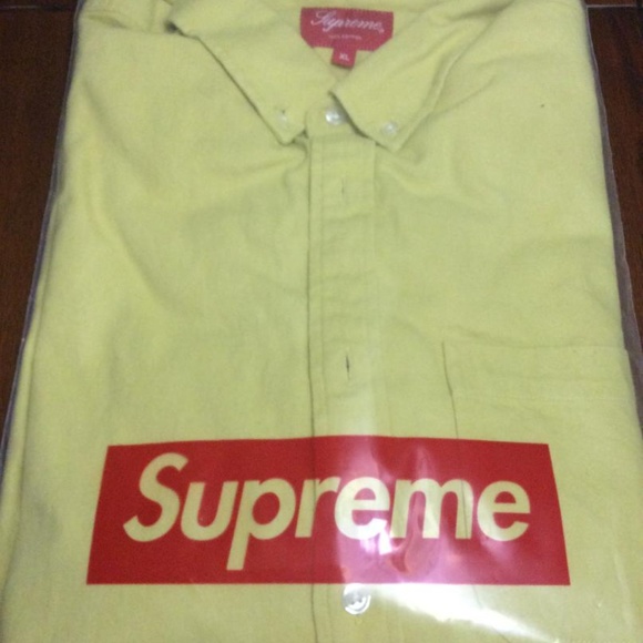 Supreme Denim Long Sleeve X-Large Back Logo - Picture 5 of 8